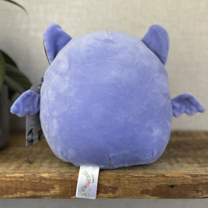 Squishmallow Jody The Purple Bat, Black/Puprle Bat Squish Small Spooky Cute 7.5"