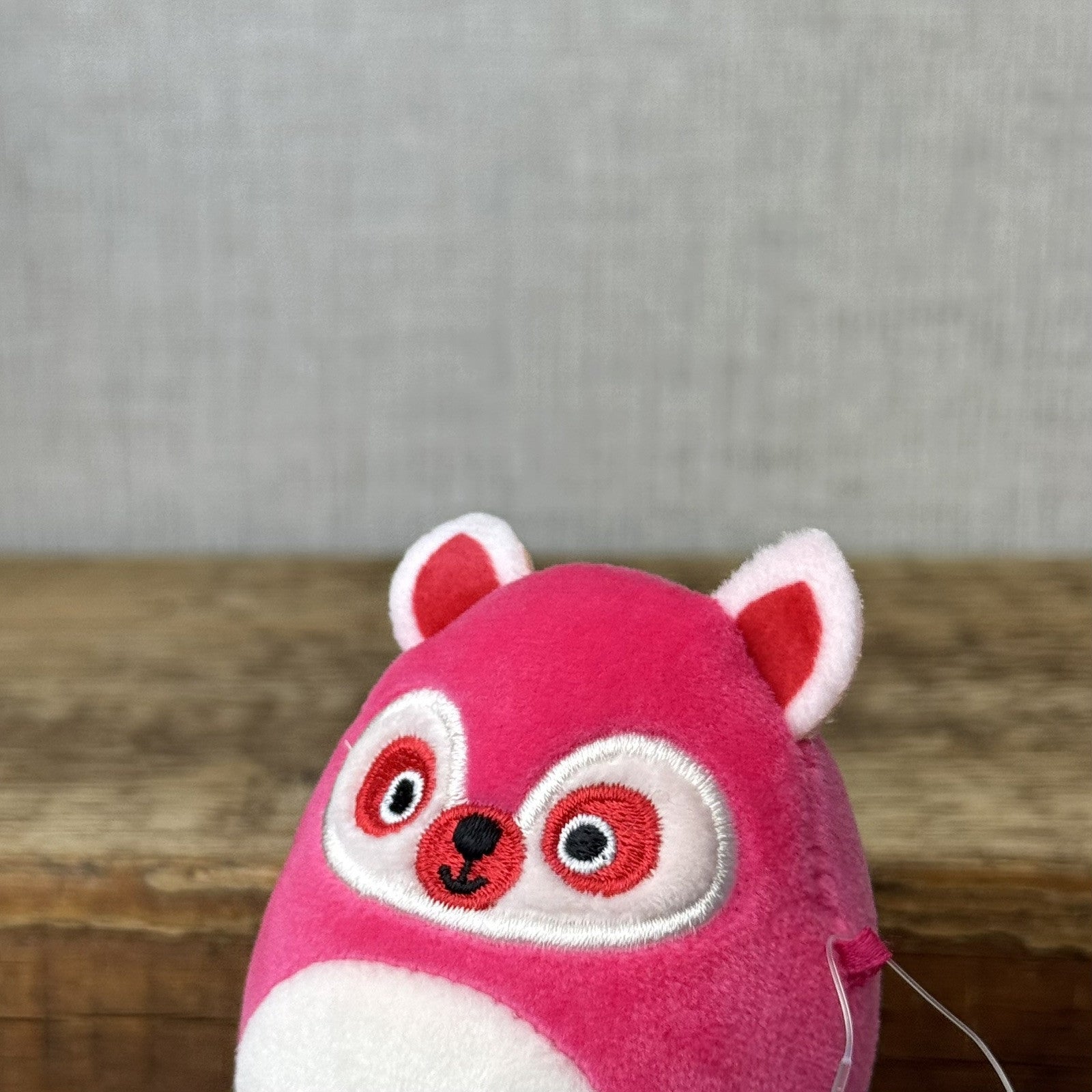 Squishmallow Micromallow Lucia The Lemur Tiny Red Lemur With Tags 2.5"