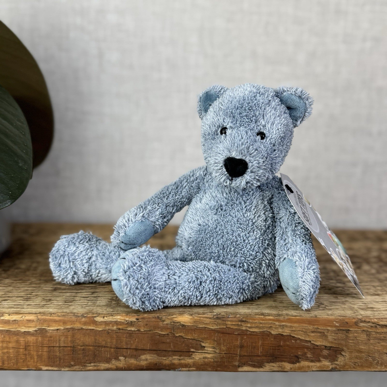 Jellycat Lil Slackajack Blue Bear Baby Slackajack Textured Blue Slackajack 8”