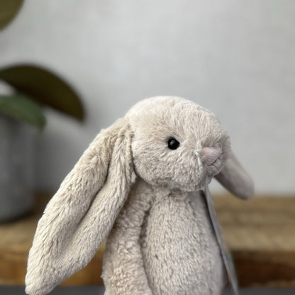 Jellycat Small Beige Bashful Bunny - New Without Tags Little Rabbit 8”
