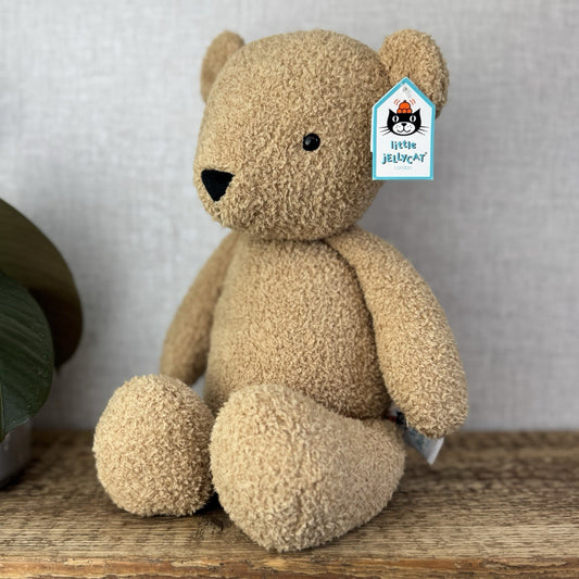 Jellycat Big Teddy - Large Little Jellycat Teddy Soft Toy With Tags Pristine 16"