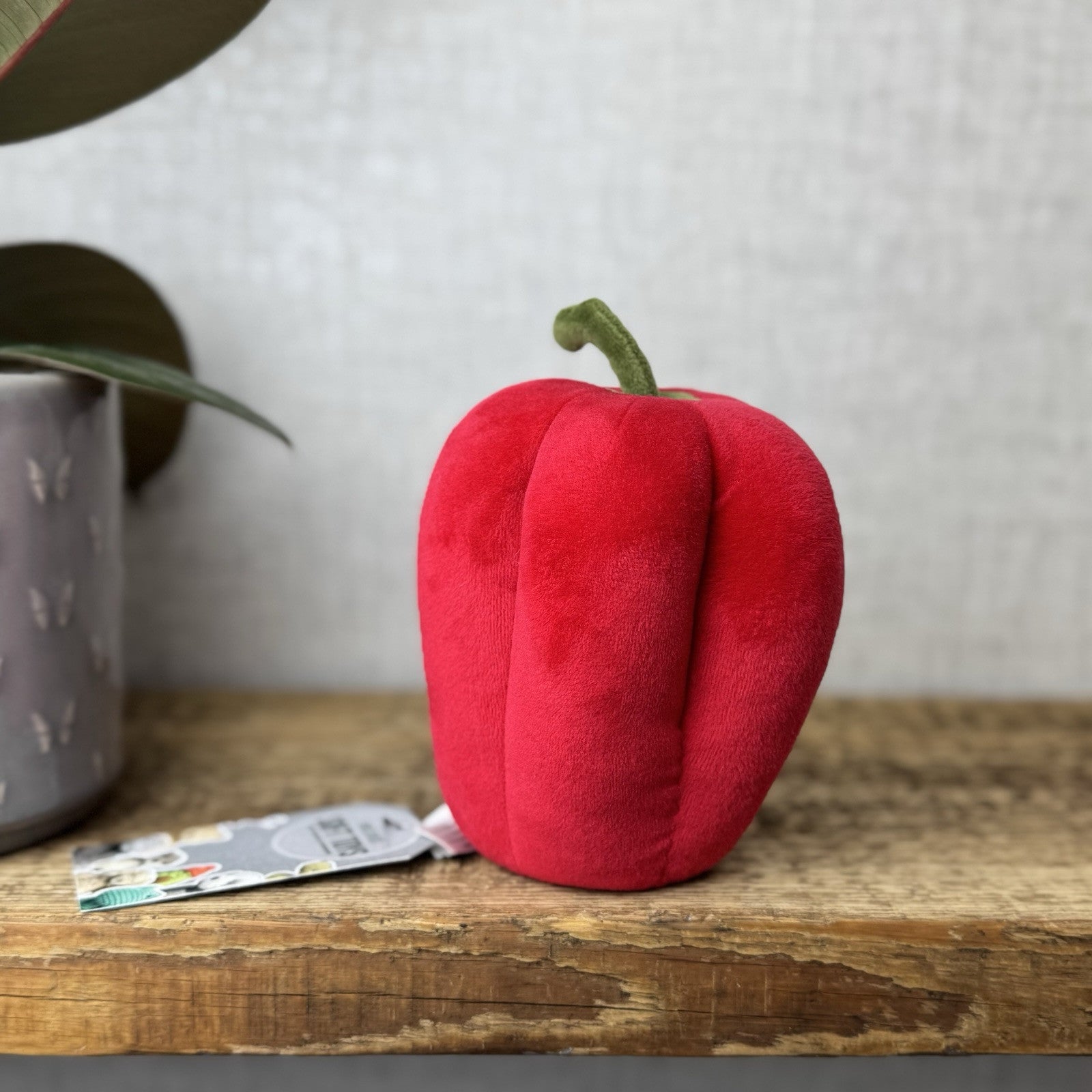 Jellycat Vivacious Red Pepper - Bell pepper Velour - Play Food Collectible 5”