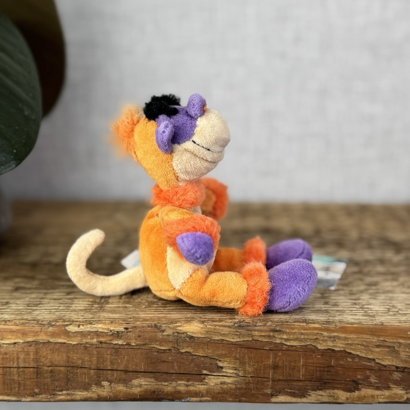 Jellycat Tiny/Baby Riff Ruff Monkey - Tiny Vintage Jellycat Monkey Orange 5”