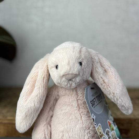 Jellycat Small Bashful Blush Bunny - Soft Pink Bunny Rabbit Baby Blush 8” (2)