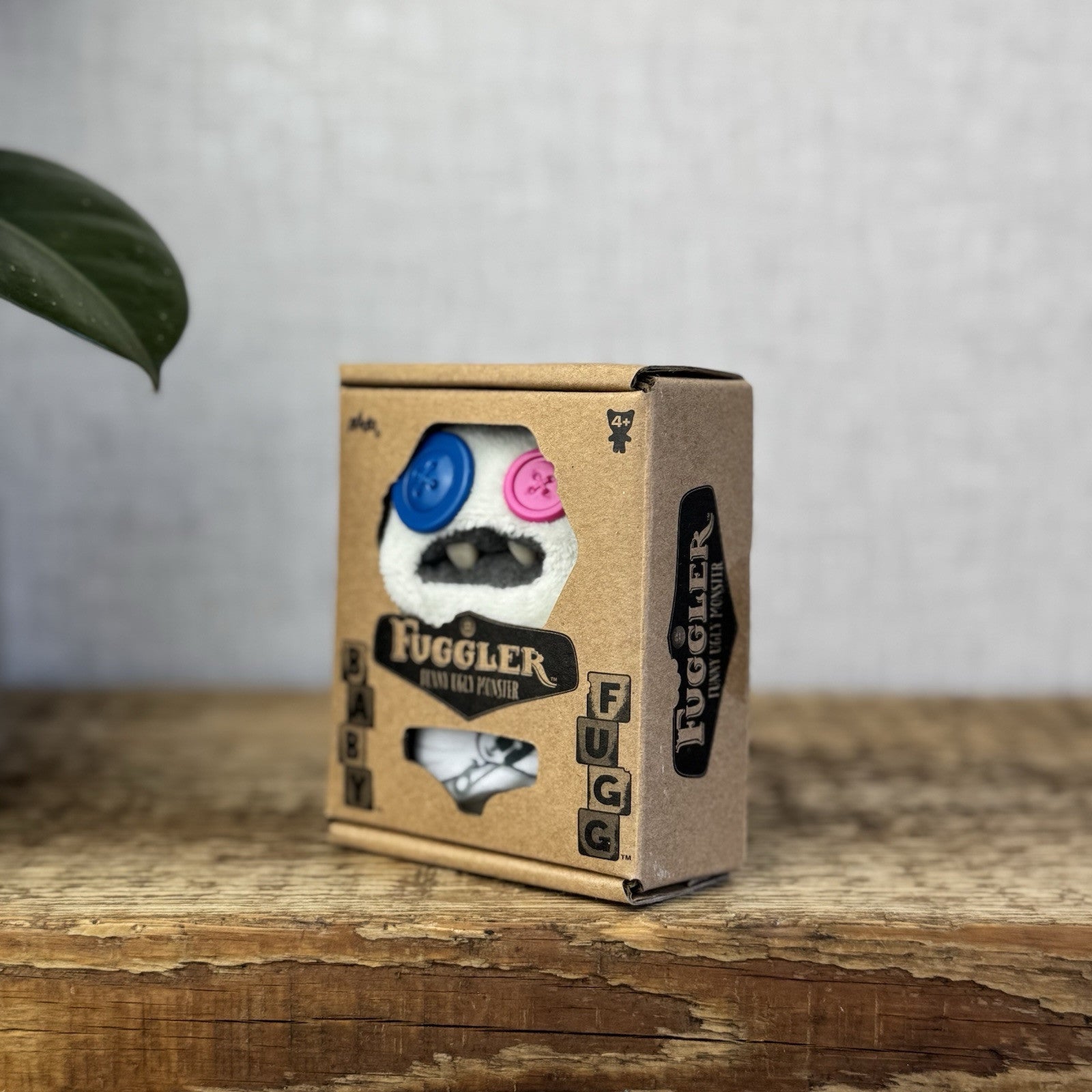 Fuggler Baby Fugg - Funny Ugly Monster Baby - White Button Eyes With Box 