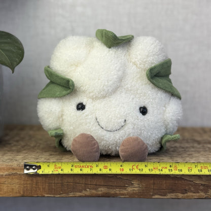 Jellycat Amuseable Cauliflower Soft Toy Plush - Retired Veg Collectible 7”