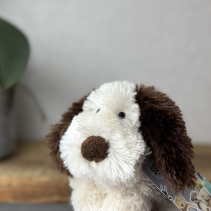 Jellycat Small Truffles Puppy Dog  - Small Truffles Puppy Cream/Brown Small  7”
