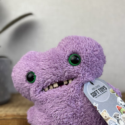 Fuggler Funny Ugly Monster Snuggler - Lilac Gaptooth McGoo Purple Cute Monster