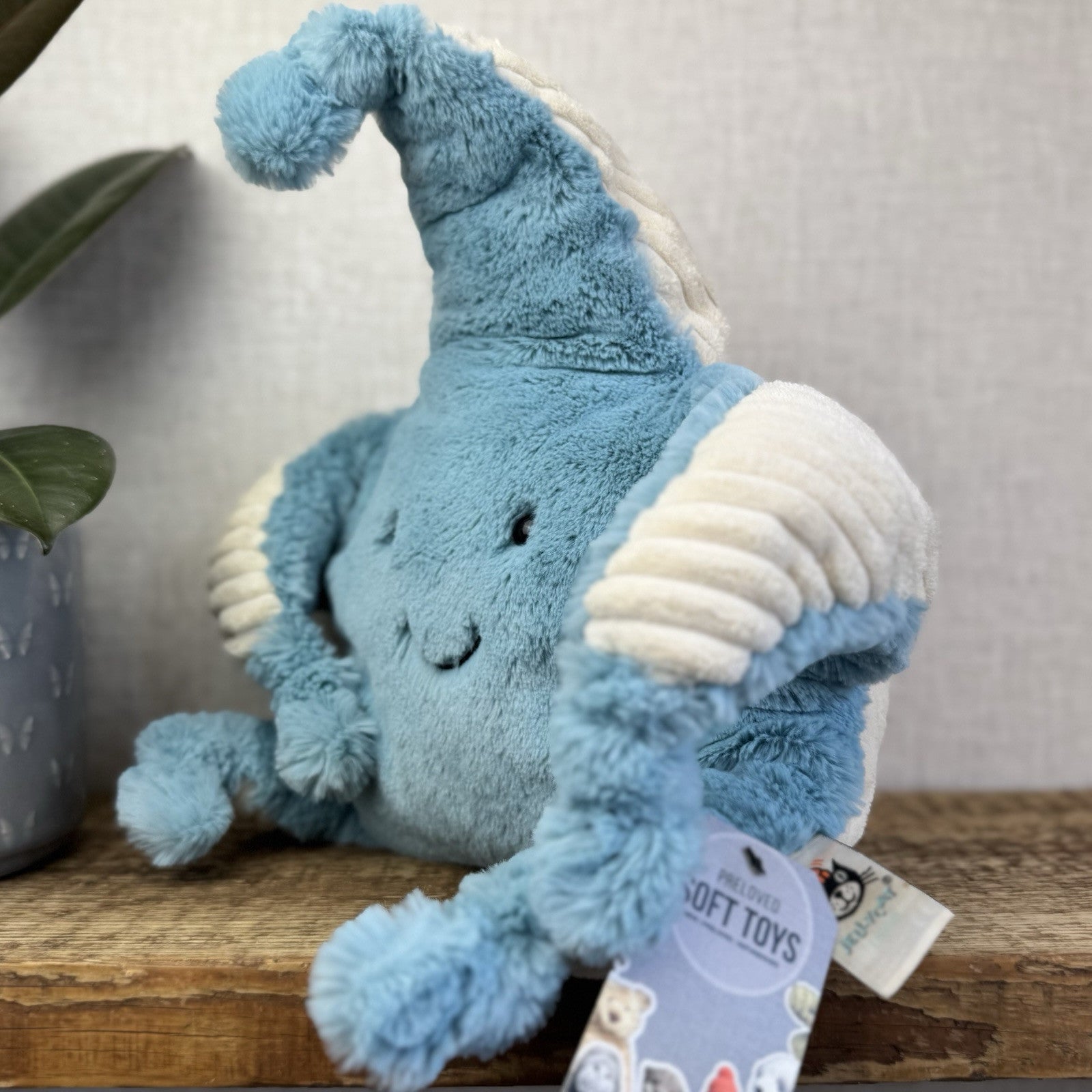 Jellycat Skye Starfish Plush Toy - Large Blye Beanie Starfish Sea Theme Plush 12