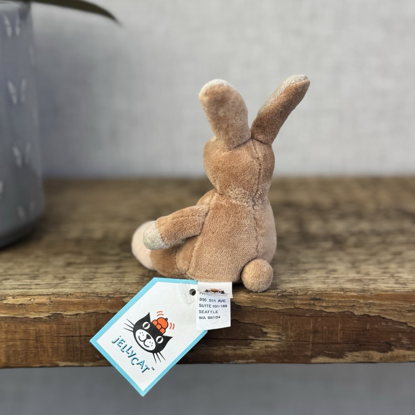 Jellycat Baby Rumble Tumble Bunny - Tiny Vintage Soft Toy Mini Bunny 4" 