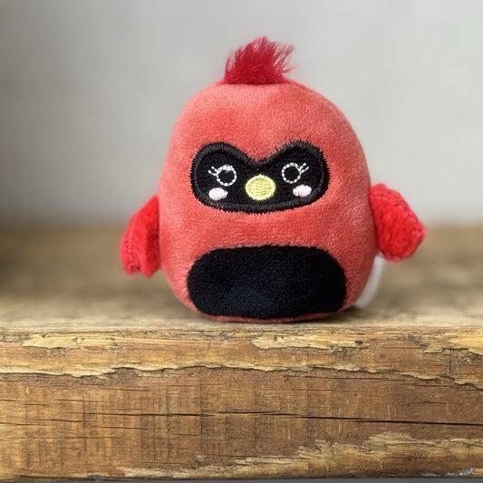 Squishmallows Squishville - Micromallow Squishmallow - Cazlan Cardinal Red Bird