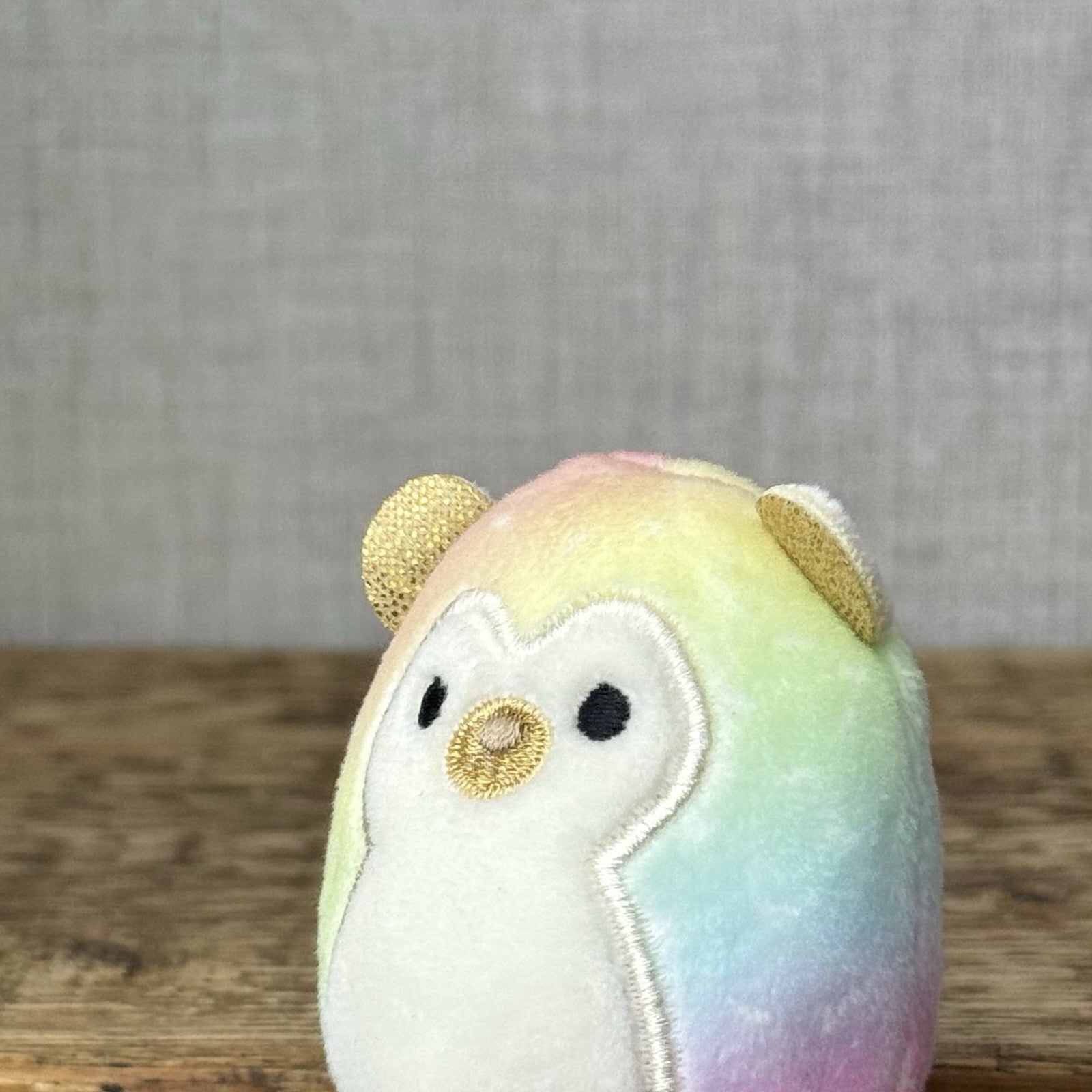 Squishmallow Squishville - Tiny Squishmallow Bowie Tie-dye Hedgehog Cute Rare 2”