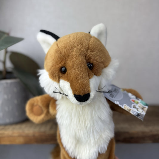 The Puppet Company - Fox Long Sleeve Puppet With Tail Fox Wildlife Puppet 14"