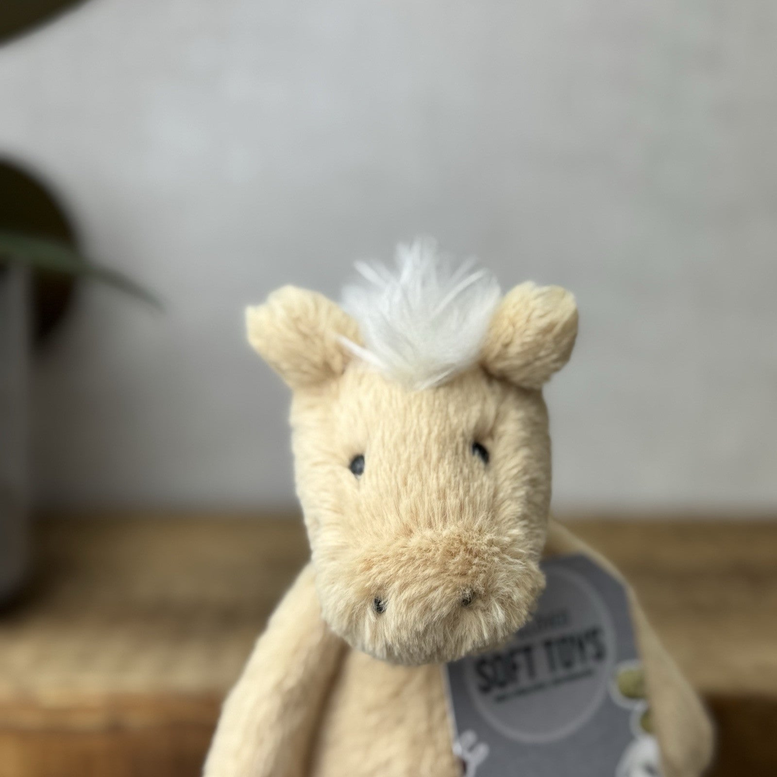 Jellycat Small Bashful Pony - Small Honey Light Brown Pony Horse Soft Toy 8