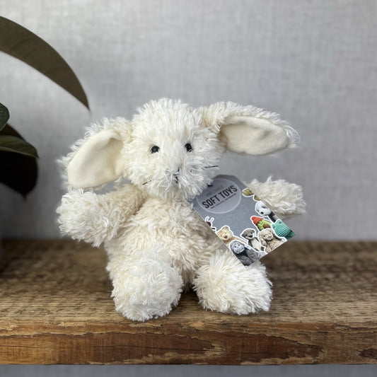 Jellycat Small Toastie Bunny - Small Cream Bunny Whiskers Vintage Curly Fur 9”