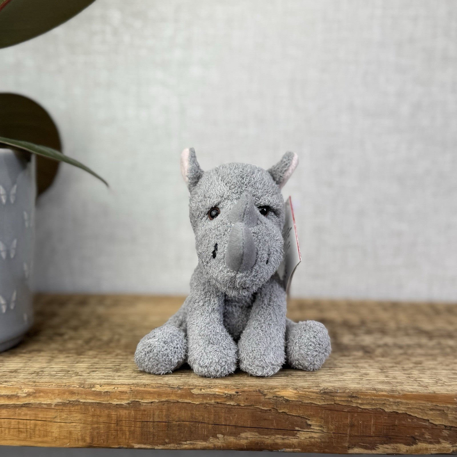 Russ Berrie Luv Pets Rhino - Small Beanie Rhino Soft Toy Plush With Tags 5"