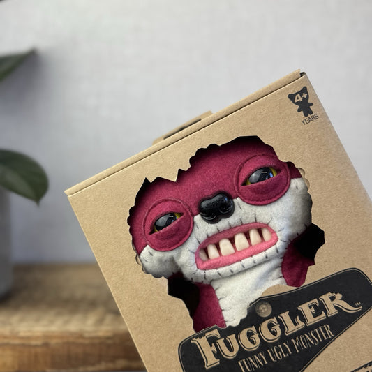 Fuggler Funny Ugly Monster - Red Suspicious Fox - Red Fox Ugly Monster - Rare