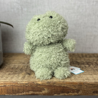 Jellycat Little Frog - Fluffy Little Frog - Light Green Frog New With Tags 8"
