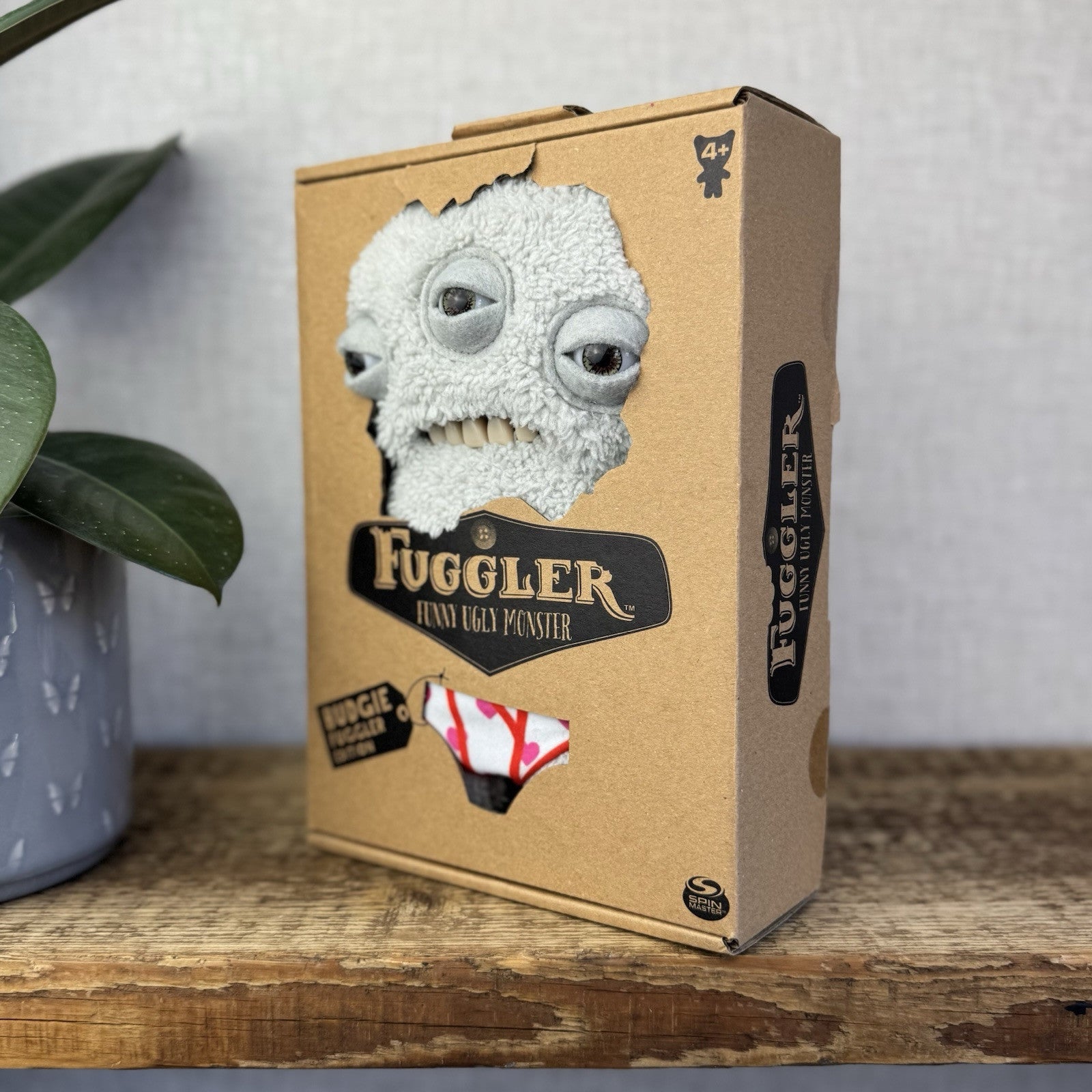 Fuggler Budgie Fuggler - Annoyed Alien Heart Underpants 3 eyed Fuggler With Box 