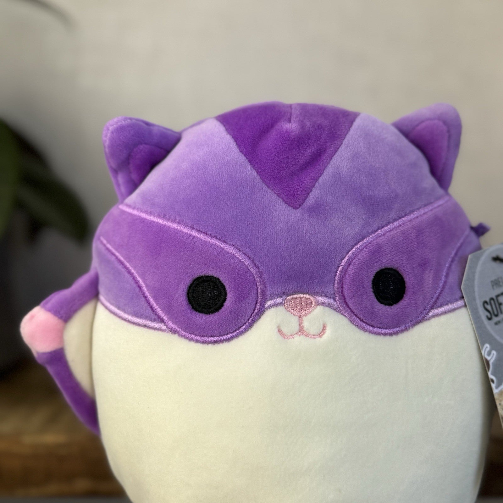 Squishmallow Joy Purple Sugar Glider, Cute Squishmallow Small Plush Toy 7.5"