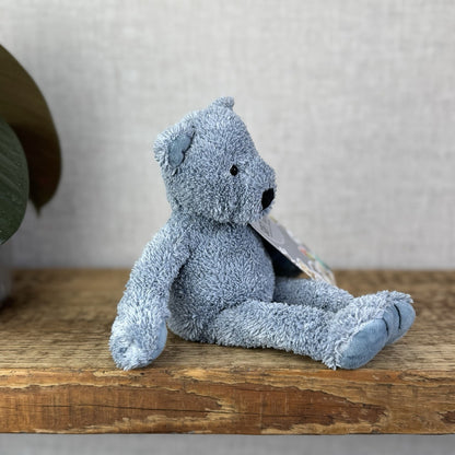 Jellycat Lil Slackajack Blue Bear Baby Slackajack Textured Blue Slackajack 8”