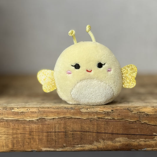 Squishmallows Squishville - Micromallow Squishmallow - Nixie Yellow Butterfly 2”
