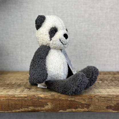 Jellycat Woogie Panda - Jellycat Panda Retired Texture Panda - Small Beanie 9”