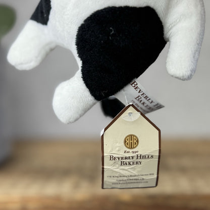 Beverly Hills Bakery X Jellycat Collaboration - Cuddly Cow Beanie - New Tags 5"