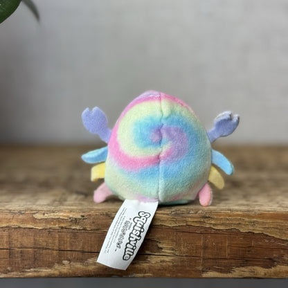 Squishmallow Squishville - Tiny Squishmallow Christabel Tie Dye Crab Pink/blue