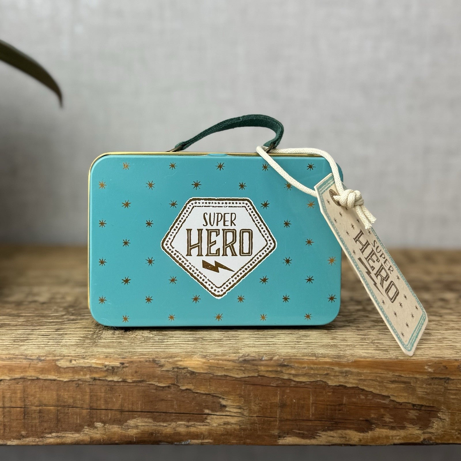 Maileg Superhero In Suitcase - Old Style Retired Superhero Mouse 2017