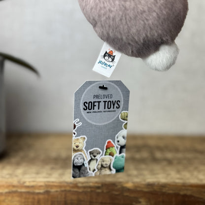 Jellycat Pebblet Mushroom Bunny Rabbit - Small Purple/Brown Rabbit Fluffy