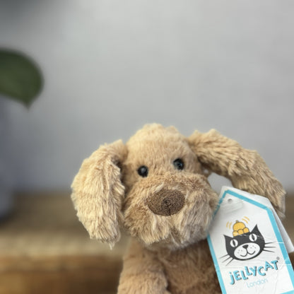 Jellycat Baby Fuddlewuddle Puppy - Tiny Fuddlewuddle Dog Puppy With Tags 5”
