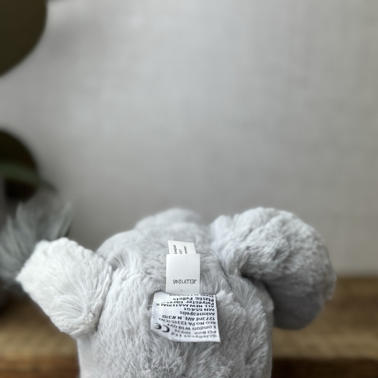 Jellycat Medium Bashful Donkey - Jellycat Donkey - Grey Donkey Beanie 12” (2)
