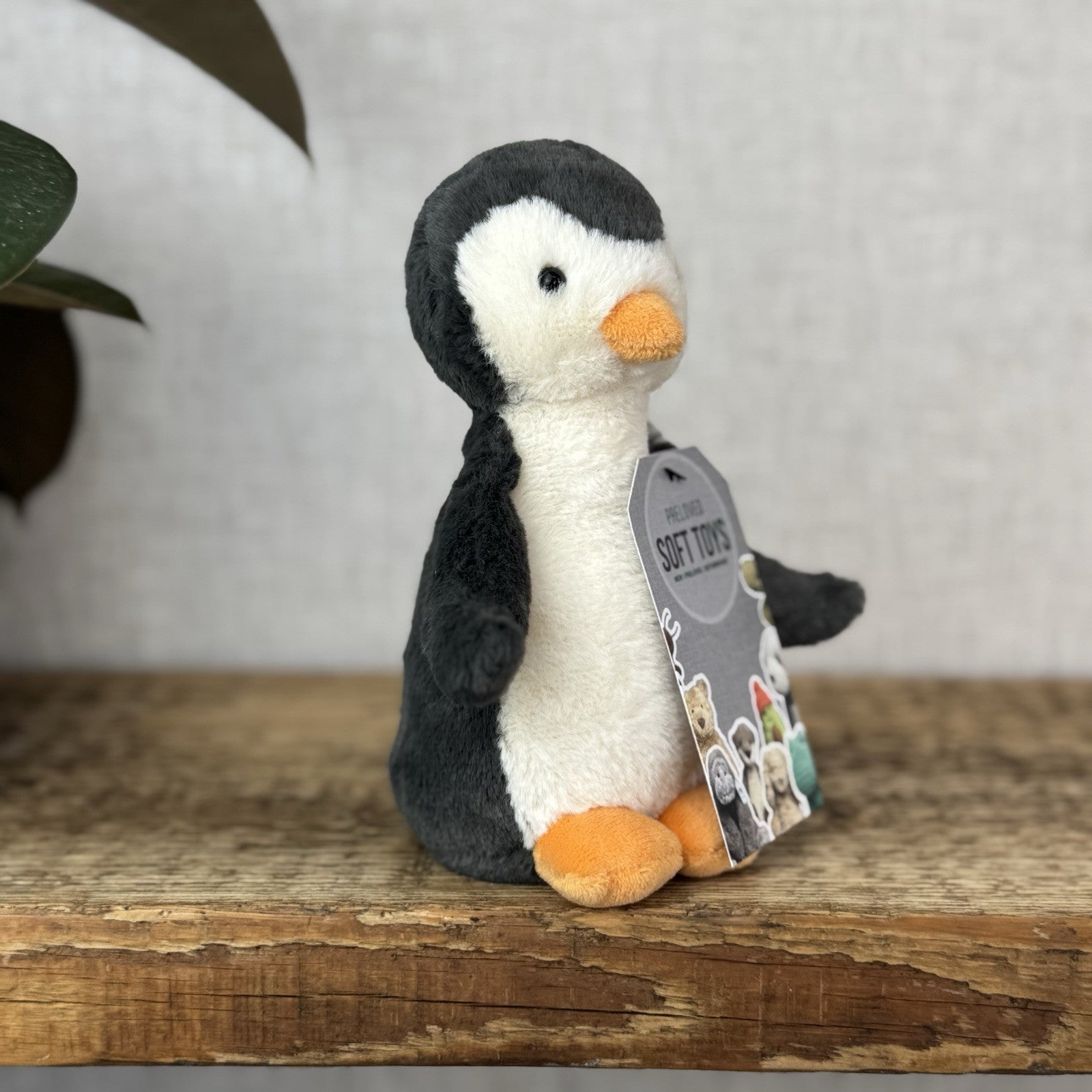 Jellycat Small Bashful Penguin - Small Retired Standing Penguin Grey - 8”