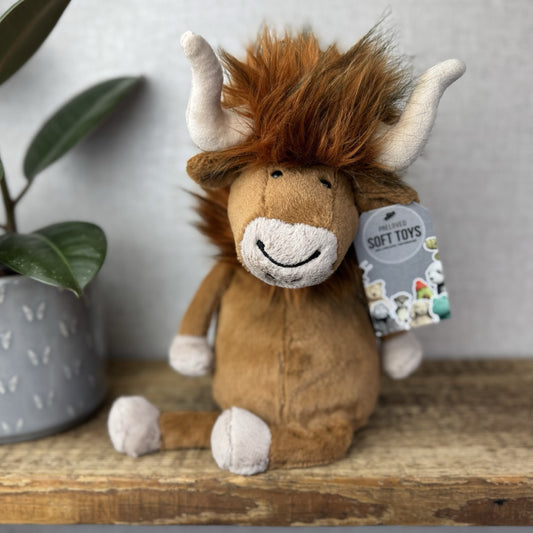 Jellycat Ramone Bull - Large Fluffy Bull New Jellycat New Without Tags 14"