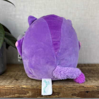 Squishmallow Joy Purple Sugar Glider, Cute Squishmallow Small Plush Toy 7.5"