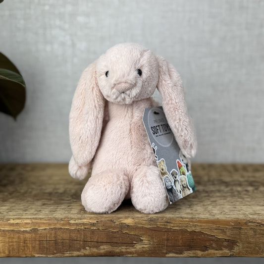 Jellycat Small Bashful Blush Bunny - Soft Pink Bunny Rabbit Baby Blush 8” (2)