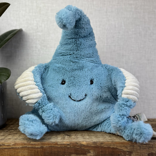 Jellycat Skye Starfish Plush Toy - Large Blye Beanie Starfish Sea Theme Plush 12