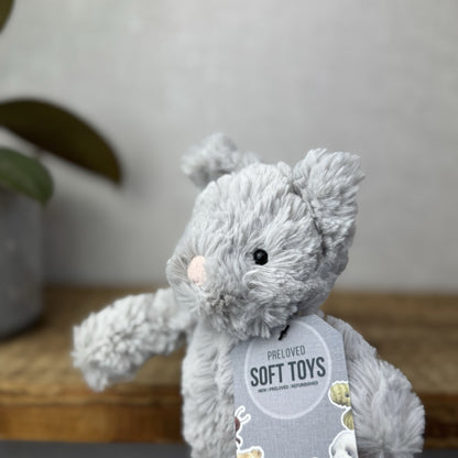 New Jellycat Squiggle Kitty Cat Iggle, Mumble Squiggles Soft Toy Retired Rare