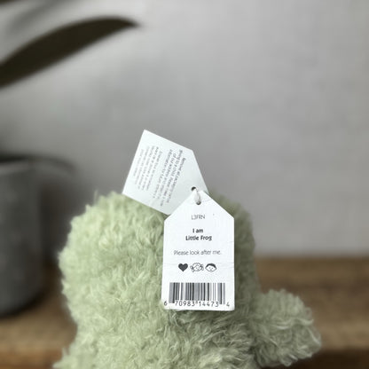 Jellycat Little Frog - Fluffy Little Frog - Light Green Frog New With Tags 8"