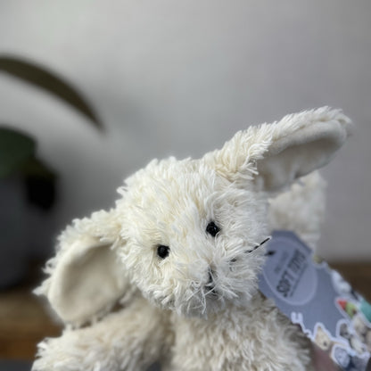 Jellycat Small Toastie Bunny - Small Cream Bunny Whiskers Vintage Curly Fur 9”