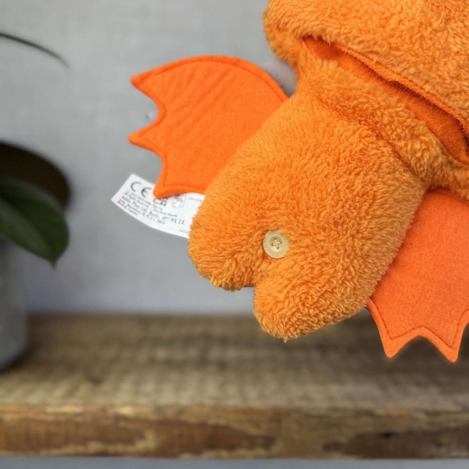 Fuggler Fart Face Fuggler Winged Bat - Orange Fluffy Bat Funny Ugly Monster 