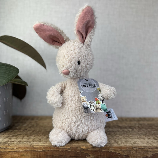 Jellycat Lupin Bunny Rabbit - Rabbit Pink Ears Standing Textured Rabbit 12"