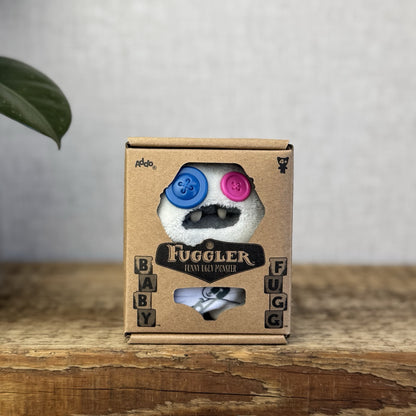 Fuggler Baby Fugg - Funny Ugly Monster Baby - White Button Eyes With Box 