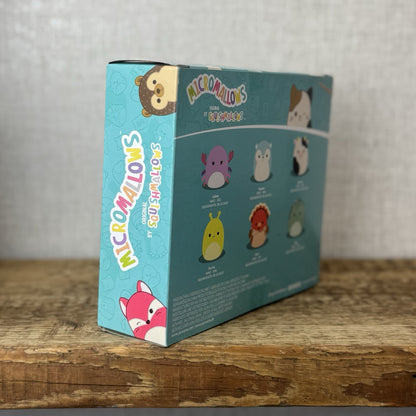 Squishmallow Micromallows 6 pack - Cailey, Connor, Gavi, Zarina, Hasani, Cole