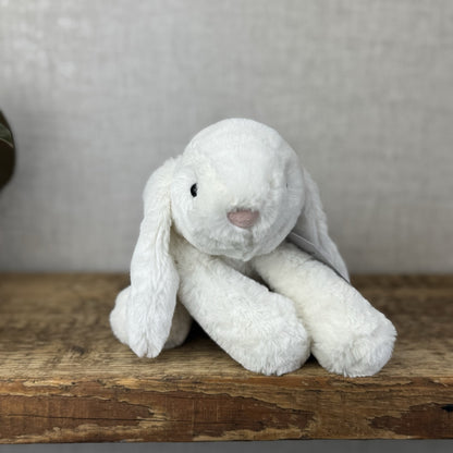 Jellycat SMALL White Smudge Bunny Rabbit - White Company White Bunny Smudge 10”