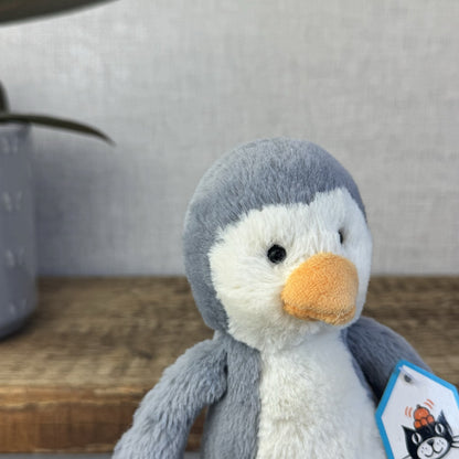 Jellycat Small Bashful Penguin - Grey Small Penguin With Tags Retired Beanie 8"