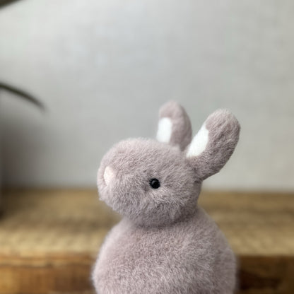 Jellycat Pebblet Mushroom Bunny Rabbit - Small Purple/Brown Rabbit Fluffy (2)