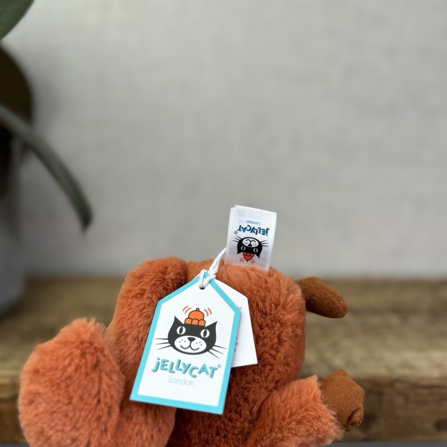 Jellycat Nippit Squirrel - Tiny Red Soft Beanie Squirrel Toy Plush - New Tags 5”