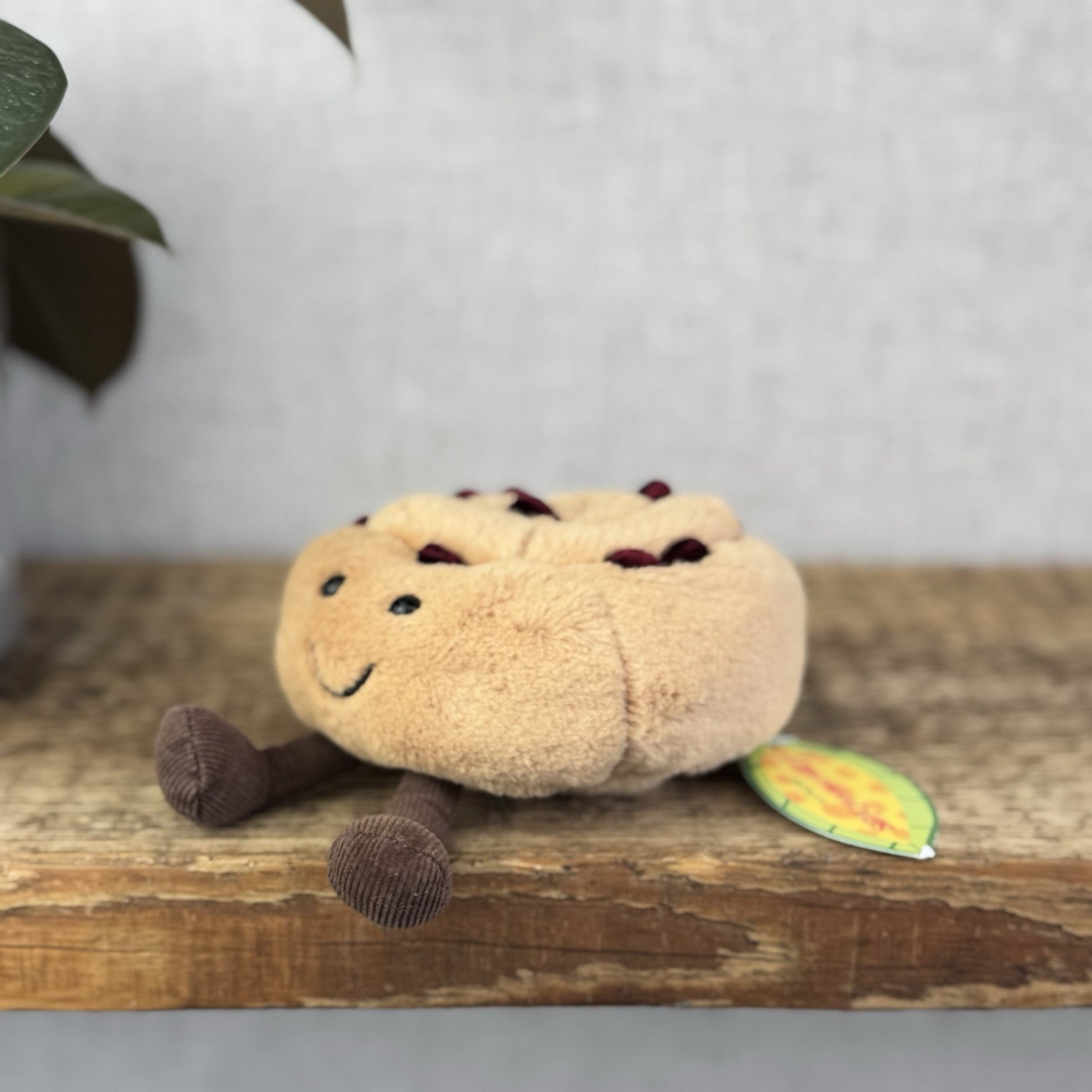 Jellycat Amuseable Pan Au Raisin - New With Tags Food Play Pastry Soft Toy 5”